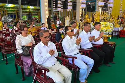 ประมวลภาพพิธีบวงสรวงสมโภช ครบ ๓๕ ปี และพิธีเททองหล่อพระ วัดจุฬามณี ปี ๒๕๖๗