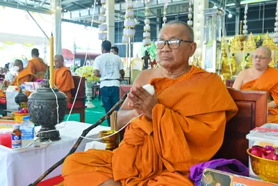 ประมวลภาพพิธีบวงสรวงสมโภช ครบ ๓๕ ปี และพิธีเททองหล่อพระ วัดจุฬามณี ปี ๒๕๖๗
