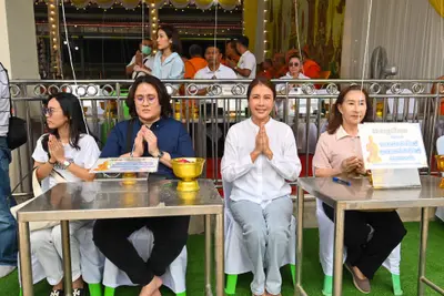 ประมวลภาพพิธีบวงสรวงสมโภช ครบ ๓๕ ปี และพิธีเททองหล่อพระ วัดจุฬามณี ปี ๒๕๖๗