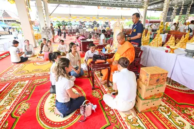 ประมวลภาพพิธีบวงสรวงสมโภช ครบ ๓๕ ปี และพิธีเททองหล่อพระ วัดจุฬามณี ปี ๒๕๖๗