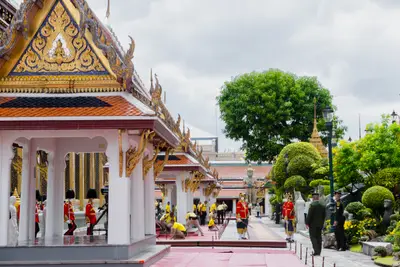 ประมวลภาพพิธีรับพระราชทานสัญญาบัตร พัดยศ และขบวนแห่สมโภช วัดจุฬามณี ปี ๒๕๖๗