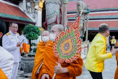 ประมวลภาพพิธีรับพระราชทานสัญญาบัตร พัดยศ และขบวนแห่สมโภช วัดจุฬามณี ปี ๒๕๖๗