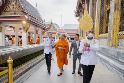 ประมวลภาพพิธีรับพระราชทานสัญญาบัตร พัดยศ และขบวนแห่สมโภช วัดจุฬามณี ปี ๒๕๖๗