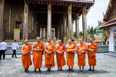 ประมวลภาพพิธีรับพระราชทานสัญญาบัตร พัดยศ และขบวนแห่สมโภช วัดจุฬามณี ปี ๒๕๖๗