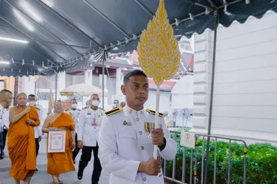 ประมวลภาพพิธีรับพระราชทานสัญญาบัตร พัดยศ และขบวนแห่สมโภช วัดจุฬามณี ปี ๒๕๖๗