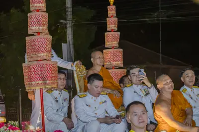 ประมวลภาพพิธีรับพระราชทานสัญญาบัตร พัดยศ และขบวนแห่สมโภช วัดจุฬามณี ปี ๒๕๖๗