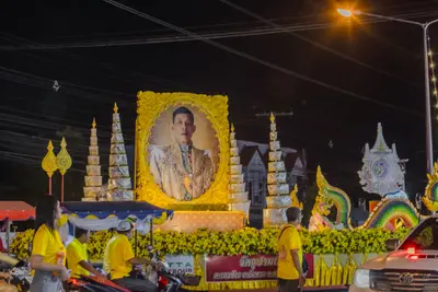 ประมวลภาพพิธีรับพระราชทานสัญญาบัตร พัดยศ และขบวนแห่สมโภช วัดจุฬามณี ปี ๒๕๖๗