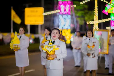 ประมวลภาพพิธีรับพระราชทานสัญญาบัตร พัดยศ และขบวนแห่สมโภช วัดจุฬามณี ปี ๒๕๖๗