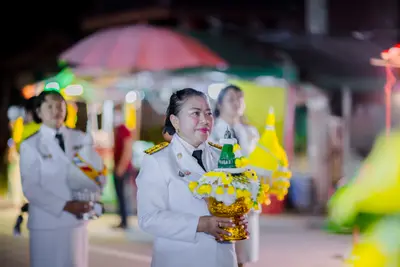 ประมวลภาพพิธีรับพระราชทานสัญญาบัตร พัดยศ และขบวนแห่สมโภช วัดจุฬามณี ปี ๒๕๖๗