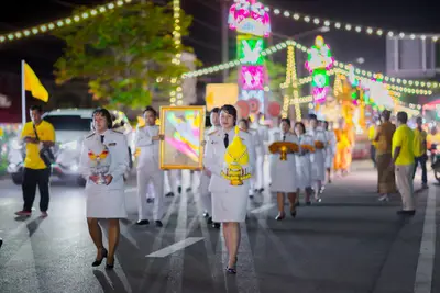 ประมวลภาพพิธีรับพระราชทานสัญญาบัตร พัดยศ และขบวนแห่สมโภช วัดจุฬามณี ปี ๒๕๖๗