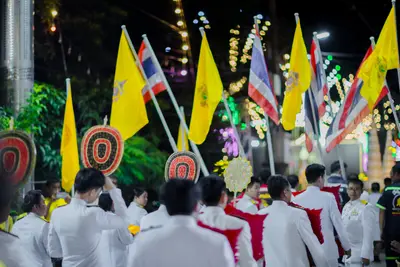 ประมวลภาพพิธีรับพระราชทานสัญญาบัตร พัดยศ และขบวนแห่สมโภช วัดจุฬามณี ปี ๒๕๖๗