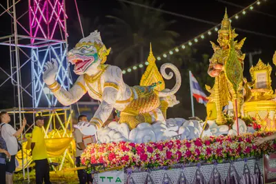 ประมวลภาพพิธีรับพระราชทานสัญญาบัตร พัดยศ และขบวนแห่สมโภช วัดจุฬามณี ปี ๒๕๖๗