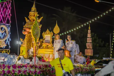 ประมวลภาพพิธีรับพระราชทานสัญญาบัตร พัดยศ และขบวนแห่สมโภช วัดจุฬามณี ปี ๒๕๖๗