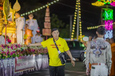 ประมวลภาพพิธีรับพระราชทานสัญญาบัตร พัดยศ และขบวนแห่สมโภช วัดจุฬามณี ปี ๒๕๖๗