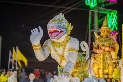 ประมวลภาพพิธีรับพระราชทานสัญญาบัตร พัดยศ และขบวนแห่สมโภช วัดจุฬามณี ปี ๒๕๖๗