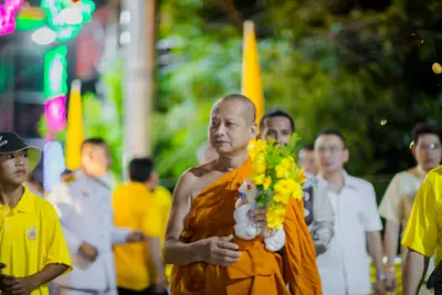 ประมวลภาพพิธีรับพระราชทานสัญญาบัตร พัดยศ และขบวนแห่สมโภช วัดจุฬามณี ปี ๒๕๖๗