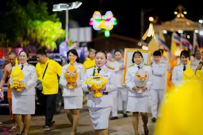 ประมวลภาพพิธีรับพระราชทานสัญญาบัตร พัดยศ และขบวนแห่สมโภช วัดจุฬามณี ปี ๒๕๖๗