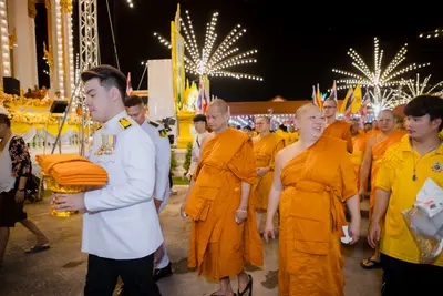 ประมวลภาพพิธีรับพระราชทานสัญญาบัตร พัดยศ และขบวนแห่สมโภช วัดจุฬามณี ปี ๒๕๖๗