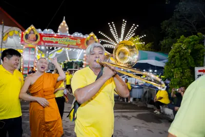 ประมวลภาพพิธีรับพระราชทานสัญญาบัตร พัดยศ และขบวนแห่สมโภช วัดจุฬามณี ปี ๒๕๖๗