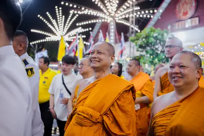 ประมวลภาพพิธีรับพระราชทานสัญญาบัตร พัดยศ และขบวนแห่สมโภช วัดจุฬามณี ปี ๒๕๖๗