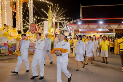 ประมวลภาพพิธีรับพระราชทานสัญญาบัตร พัดยศ และขบวนแห่สมโภช วัดจุฬามณี ปี ๒๕๖๗