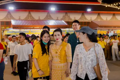 ประมวลภาพพิธีรับพระราชทานสัญญาบัตร พัดยศ และขบวนแห่สมโภช วัดจุฬามณี ปี ๒๕๖๗
