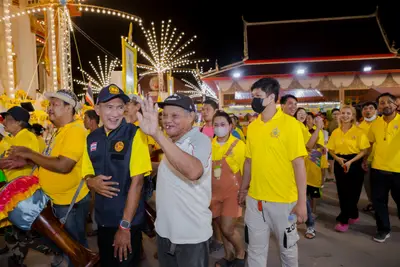 ประมวลภาพพิธีรับพระราชทานสัญญาบัตร พัดยศ และขบวนแห่สมโภช วัดจุฬามณี ปี ๒๕๖๗