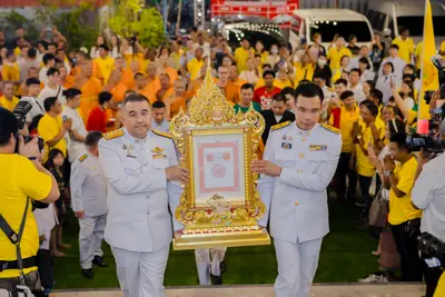 ประมวลภาพพิธีรับพระราชทานสัญญาบัตร พัดยศ และขบวนแห่สมโภช วัดจุฬามณี ปี ๒๕๖๗