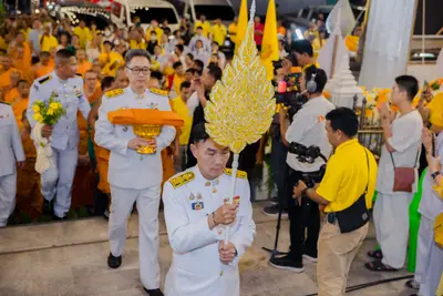 ประมวลภาพพิธีรับพระราชทานสัญญาบัตร พัดยศ และขบวนแห่สมโภช วัดจุฬามณี ปี ๒๕๖๗