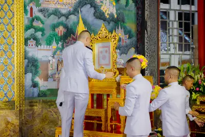 ประมวลภาพพิธีรับพระราชทานสัญญาบัตร พัดยศ และขบวนแห่สมโภช วัดจุฬามณี ปี ๒๕๖๗