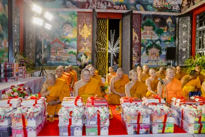 ประมวลภาพพิธีรับพระราชทานสัญญาบัตร พัดยศ และขบวนแห่สมโภช วัดจุฬามณี ปี ๒๕๖๗