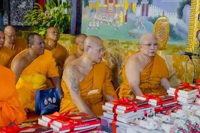 ประมวลภาพพิธีรับพระราชทานสัญญาบัตร พัดยศ และขบวนแห่สมโภช วัดจุฬามณี ปี ๒๕๖๗