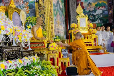 ประมวลภาพพิธีรับพระราชทานสัญญาบัตร พัดยศ และขบวนแห่สมโภช วัดจุฬามณี ปี ๒๕๖๗
