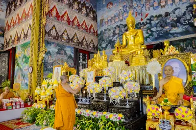 ประมวลภาพพิธีรับพระราชทานสัญญาบัตร พัดยศ และขบวนแห่สมโภช วัดจุฬามณี ปี ๒๕๖๗