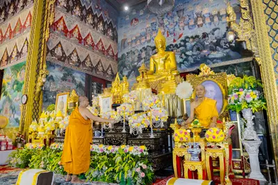 ประมวลภาพพิธีรับพระราชทานสัญญาบัตร พัดยศ และขบวนแห่สมโภช วัดจุฬามณี ปี ๒๕๖๗