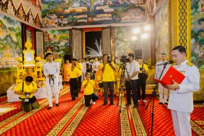 ประมวลภาพพิธีรับพระราชทานสัญญาบัตร พัดยศ และขบวนแห่สมโภช วัดจุฬามณี ปี ๒๕๖๗