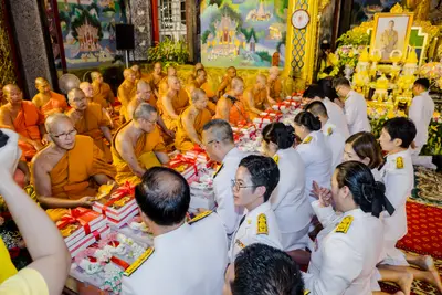 ประมวลภาพพิธีรับพระราชทานสัญญาบัตร พัดยศ และขบวนแห่สมโภช วัดจุฬามณี ปี ๒๕๖๗