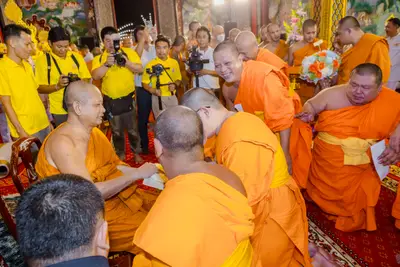 ประมวลภาพพิธีรับพระราชทานสัญญาบัตร พัดยศ และขบวนแห่สมโภช วัดจุฬามณี ปี ๒๕๖๗