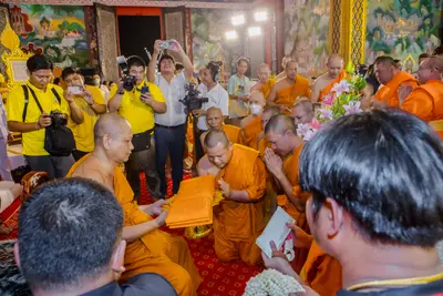 ประมวลภาพพิธีรับพระราชทานสัญญาบัตร พัดยศ และขบวนแห่สมโภช วัดจุฬามณี ปี ๒๕๖๗