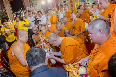 ประมวลภาพพิธีรับพระราชทานสัญญาบัตร พัดยศ และขบวนแห่สมโภช วัดจุฬามณี ปี ๒๕๖๗