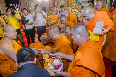 ประมวลภาพพิธีรับพระราชทานสัญญาบัตร พัดยศ และขบวนแห่สมโภช วัดจุฬามณี ปี ๒๕๖๗