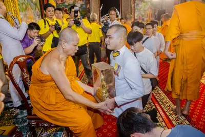 ประมวลภาพพิธีรับพระราชทานสัญญาบัตร พัดยศ และขบวนแห่สมโภช วัดจุฬามณี ปี ๒๕๖๗