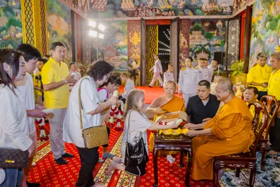 ประมวลภาพพิธีรับพระราชทานสัญญาบัตร พัดยศ และขบวนแห่สมโภช วัดจุฬามณี ปี ๒๕๖๗