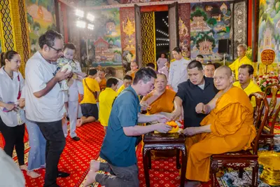 ประมวลภาพพิธีรับพระราชทานสัญญาบัตร พัดยศ และขบวนแห่สมโภช วัดจุฬามณี ปี ๒๕๖๗