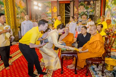 ประมวลภาพพิธีรับพระราชทานสัญญาบัตร พัดยศ และขบวนแห่สมโภช วัดจุฬามณี ปี ๒๕๖๗