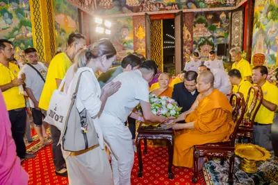 ประมวลภาพพิธีรับพระราชทานสัญญาบัตร พัดยศ และขบวนแห่สมโภช วัดจุฬามณี ปี ๒๕๖๗
