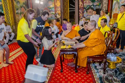 ประมวลภาพพิธีรับพระราชทานสัญญาบัตร พัดยศ และขบวนแห่สมโภช วัดจุฬามณี ปี ๒๕๖๗