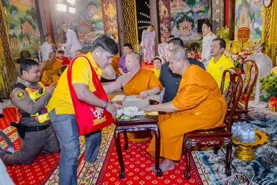 ประมวลภาพพิธีรับพระราชทานสัญญาบัตร พัดยศ และขบวนแห่สมโภช วัดจุฬามณี ปี ๒๕๖๗