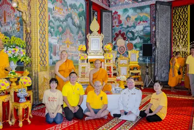 ประมวลภาพพิธีรับพระราชทานสัญญาบัตร พัดยศ และขบวนแห่สมโภช วัดจุฬามณี ปี ๒๕๖๗