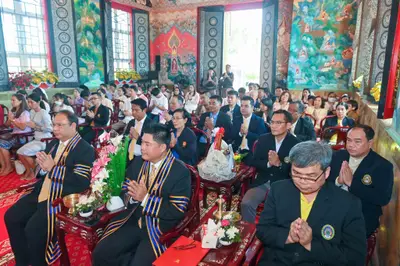 ประมวลภาพพิธีถวายปริญญาดุษฎีบัณฑิตกิตติมศักดิ์ วัดจุฬามณี ปี ๒๕๖๗